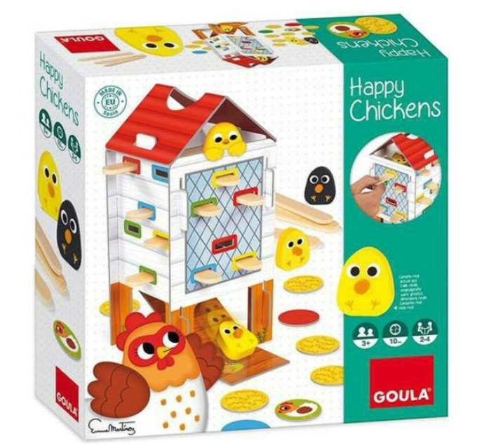 Skill Game for Babies HAPPY CHICKEN Goula 53170